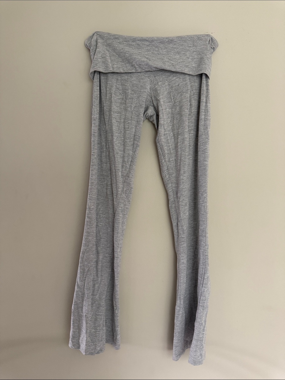 Kids Gray Fold-Over Waistband Lounge Pants